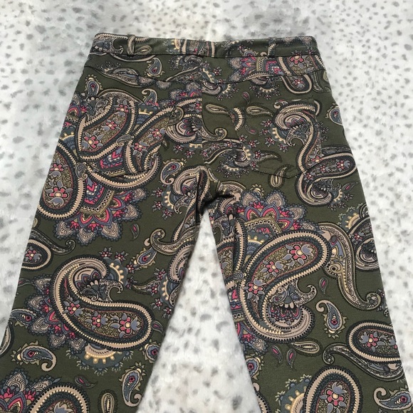 70’s Inspired Paisley Print Skinny Jegging - Picture 4 of 7